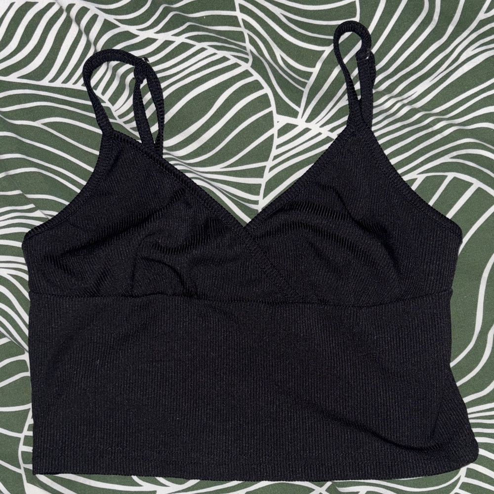 Cider Black Bandeau Bralette Tank